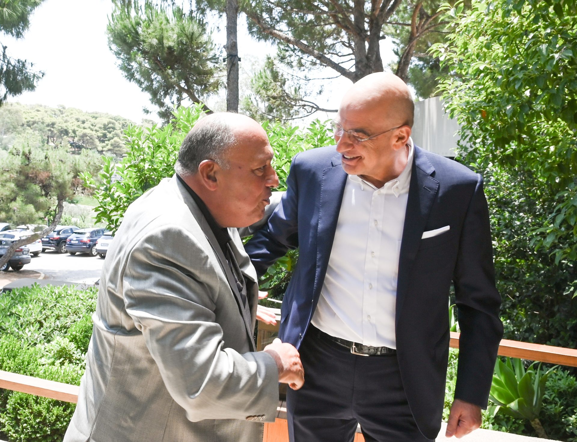 Συνάντηση Δένδια με ΥΠΕΞ Αιγύπτου και πρωθυπουργό του Λουξεμβούργου