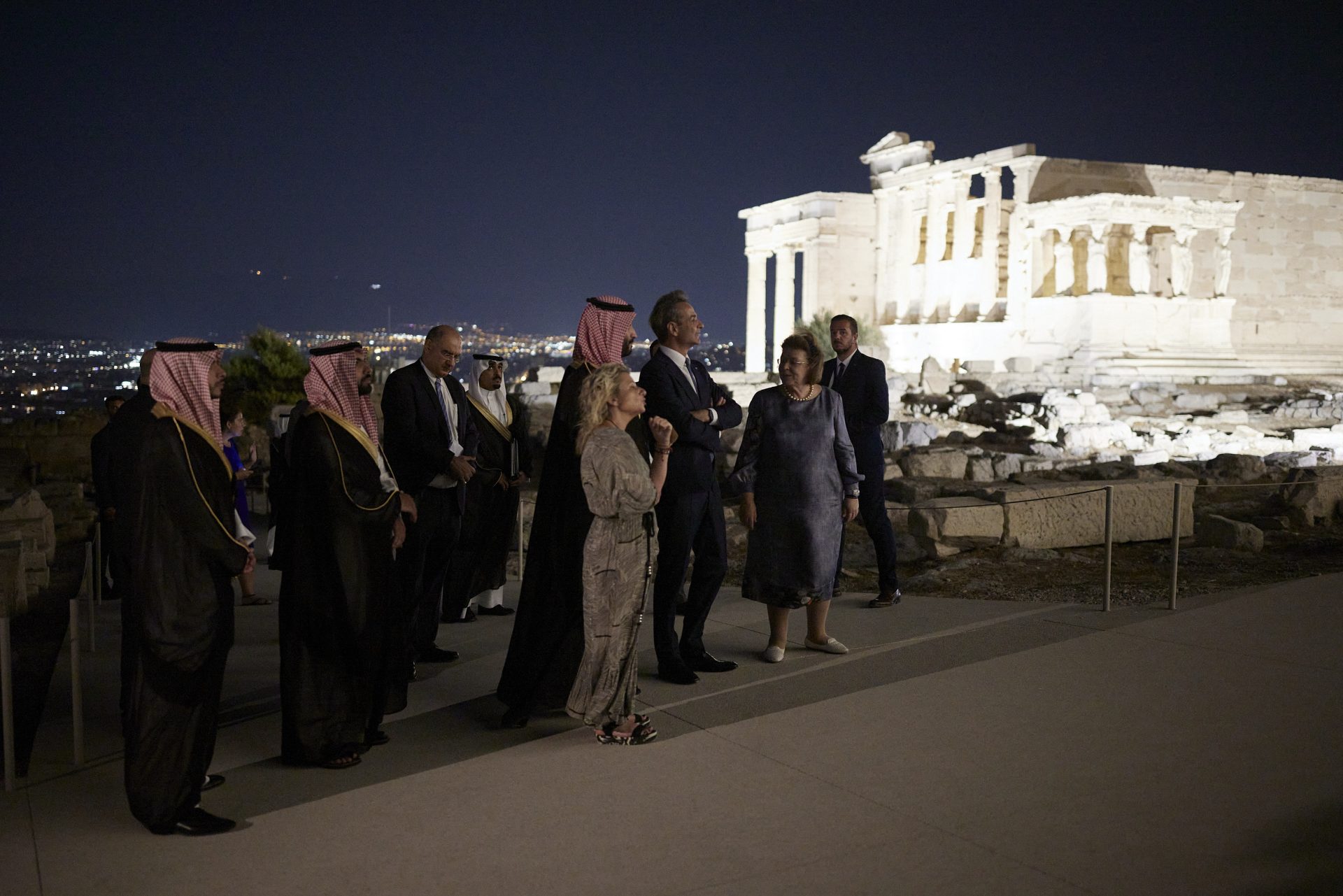 Στην Ακρόπολη ο πρωθυπουργός και ο πρίγκιπας διάδοχος της Σαουδικής Αραβίας (pics)