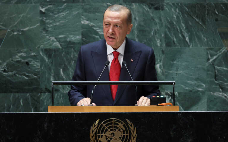 Προκλητικός Ερντογάν στον ΟΗΕ: Να αναγνωριστεί η ανεξαρτησία της Τουρκικής Δημοκρατίας της Βόρειας Κύπρου